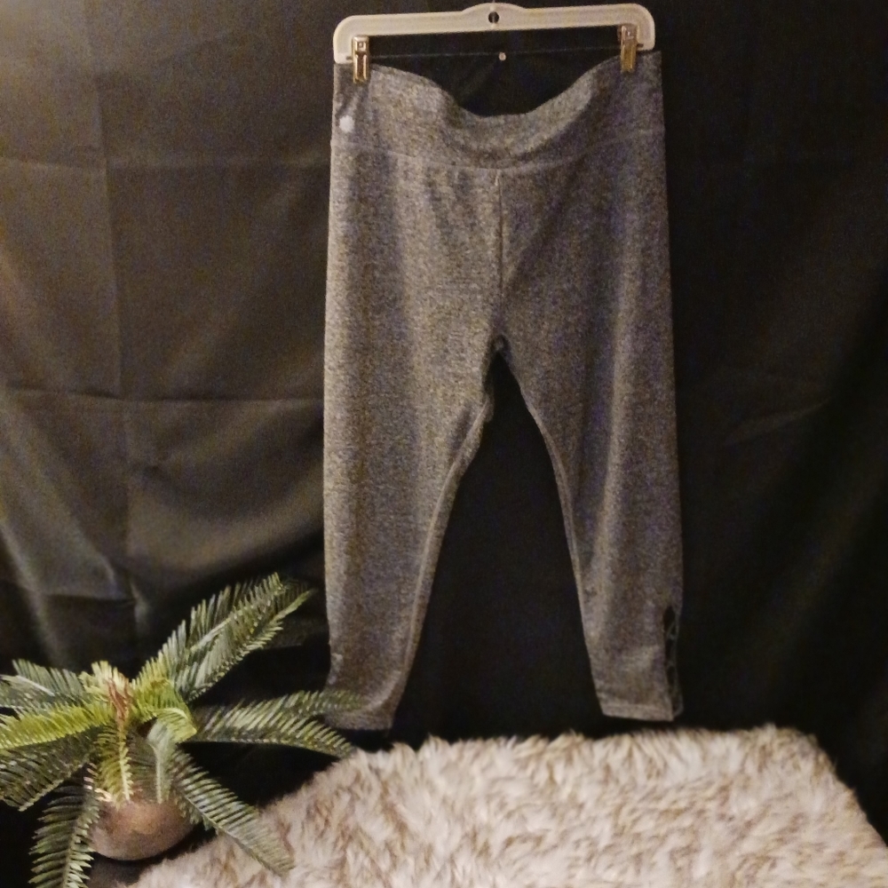 Women's Gray High-Waist Active Leggings